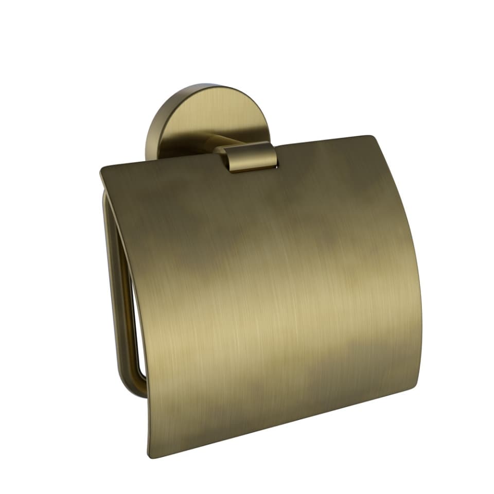 Jaquar Toilet Roll Holder with Stainless Steel Flap Continental series ACN-ABR-1153S Antique Bronze - image 1