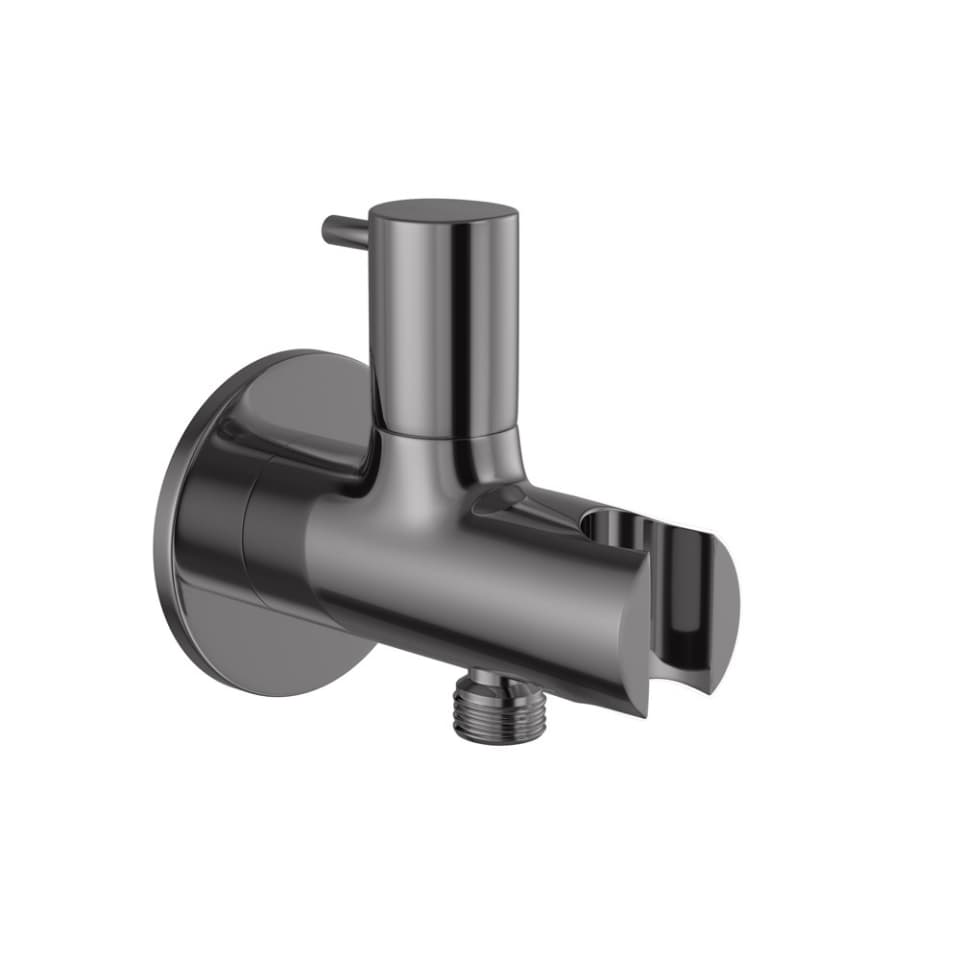Jaquar Round Wall Outlet Allied series ALD-BCH-591R Black Chrome - image 1