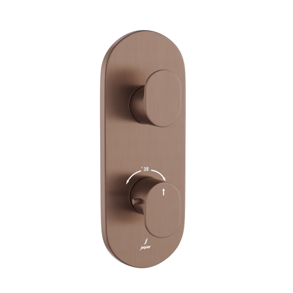 Jaquar 1 way thermostatic diverter Opal Prime normal flow OPP-ACR-15661NKPM Antique Copper