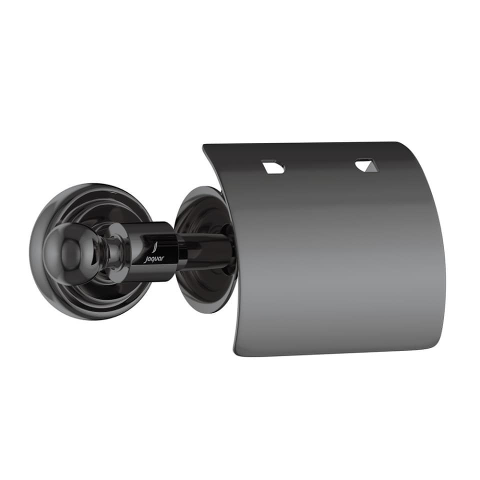 Jaquar Toilet Roll Holder With Flap Queen's series AQN-BCH-7753 Black Chrome - image 1