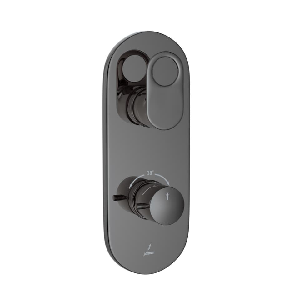 Jaquar 1 way thermostatic diverter Ornamix Prime normal flow ORP-BCH-10661NKPM Black Chrome