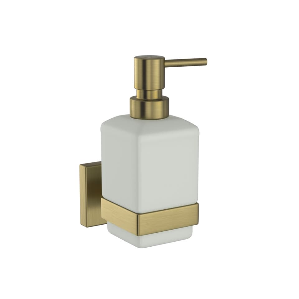 Jaquar Soap Dispenser with Glass bottle Kubix Prime Bathroom Accessories series AKP-ABR-35735P Antique Bronze - image 1