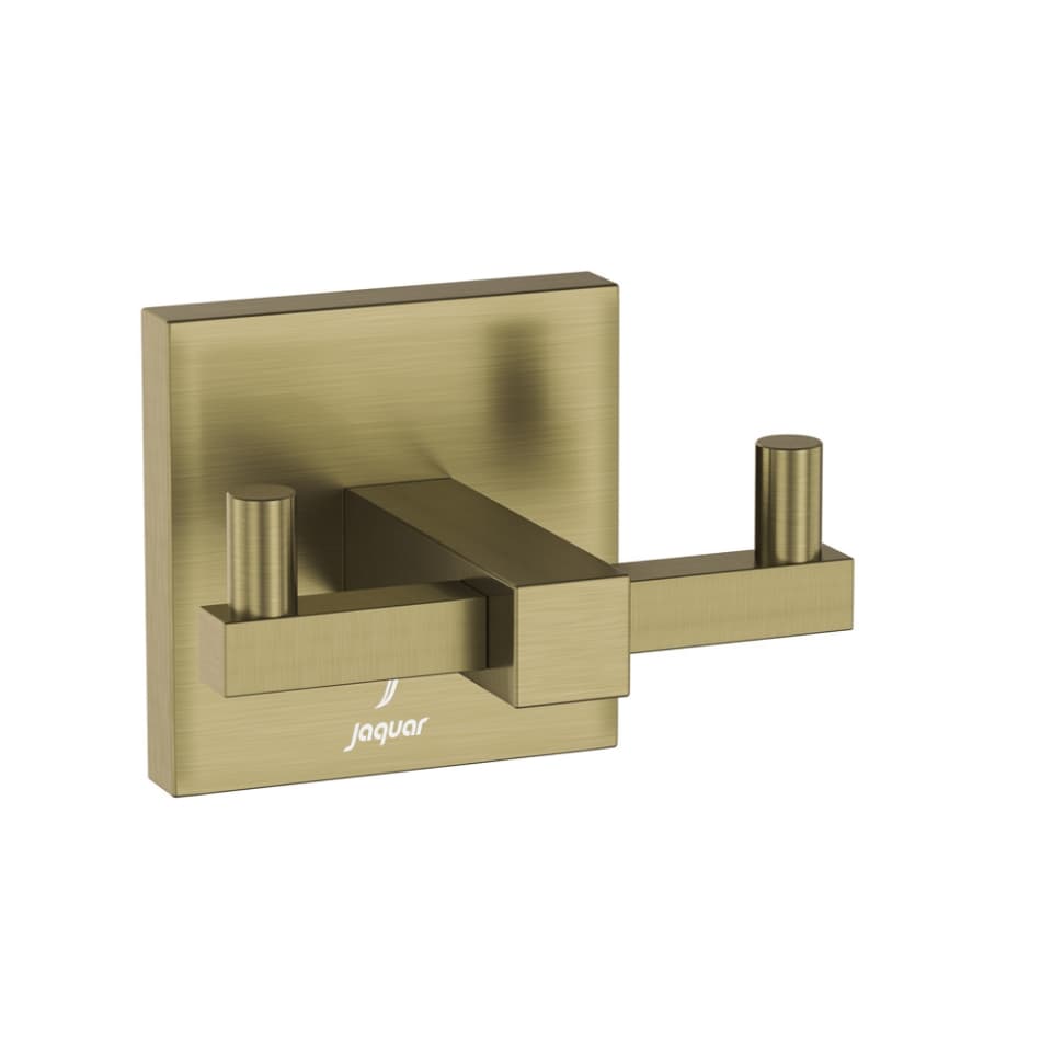 Jaquar Double Coat Hook Kubix Prime Bathroom Accessories series AKP-ABR-35761P Antique Bronze - image 1