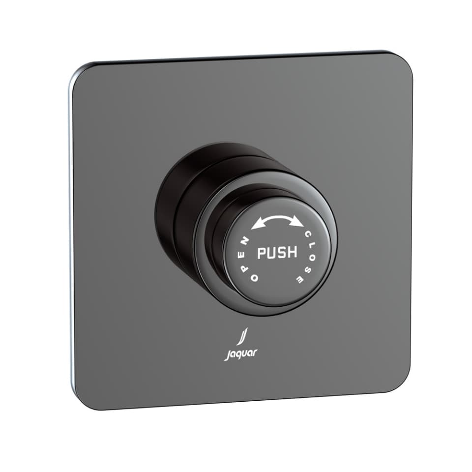 Jaquar Metropole Flush Valve Toilet Flush Valve series FLV-BCH-1095NSQ Black Chrome