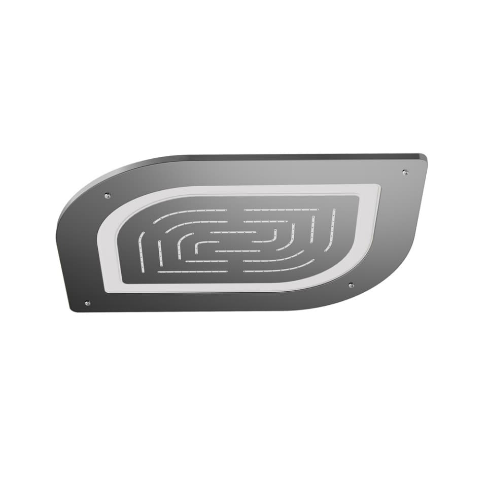 Jaquar single flow overhead shower OHS-BCH-85857 Black Chrome