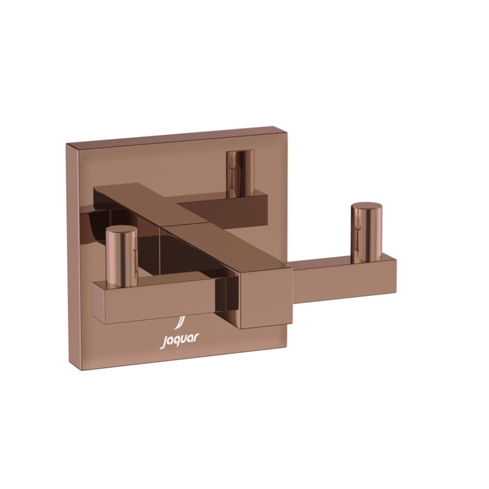 Jaquar Double Coat Hook Kubix Prime Bathroom Accessories series AKP-BGP-35761P Standard - image 1