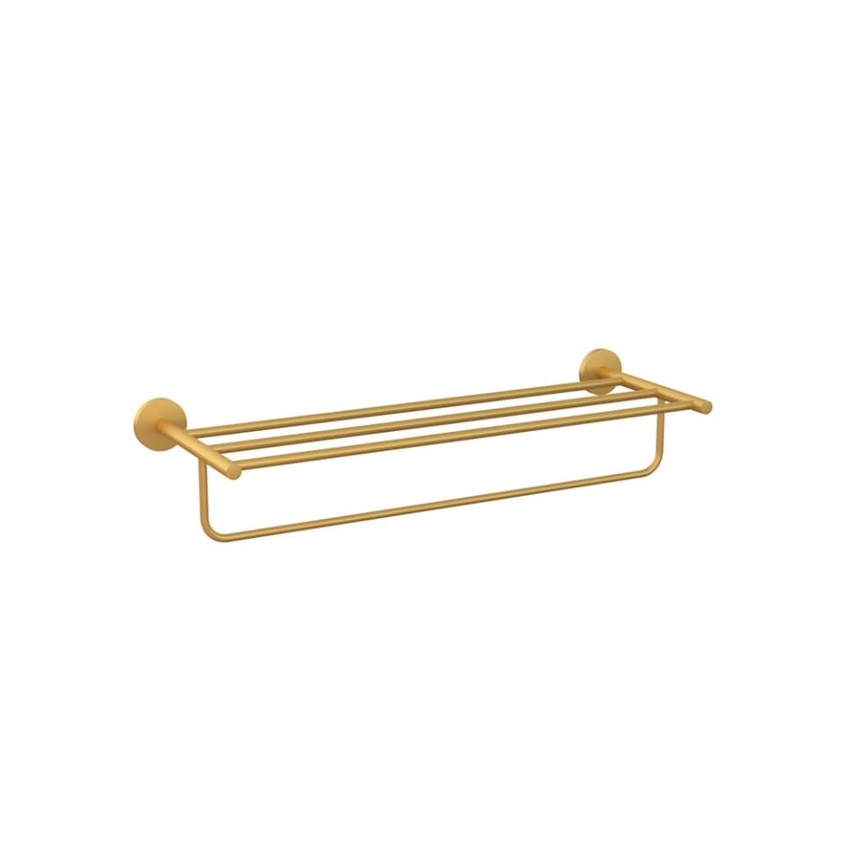 Jaquar Towel Rack 600mm Long with Lower Hangers Continental series ACN-GMP-1181S Gold Matt PVD - image 1
