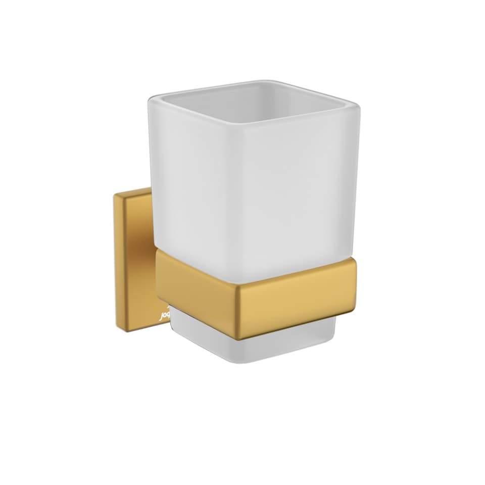 Jaquar Tumbler Holder Kubix Prime Bathroom Accessories series AKP-GMP-35741PPD Gold Matt PVD - image 1