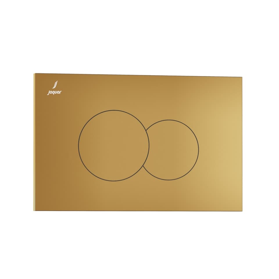 Jaquar Control Plate Opal Flush Plates series JCP-GMP-152415PD Gold Matt PVD
