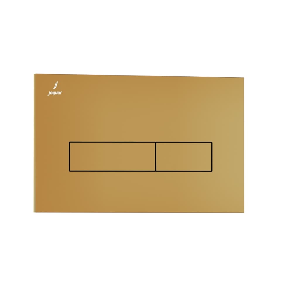 Jaquar Control Plate Kubix Flush Plates series JCP-GMP-352415PD Gold Matt PVD