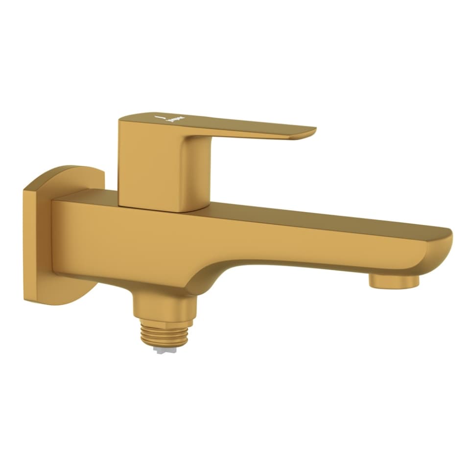 Jaquar 2 Way Bib Cock Kubix Prime series KUP-GMP-35041PM Gold Matt PVD