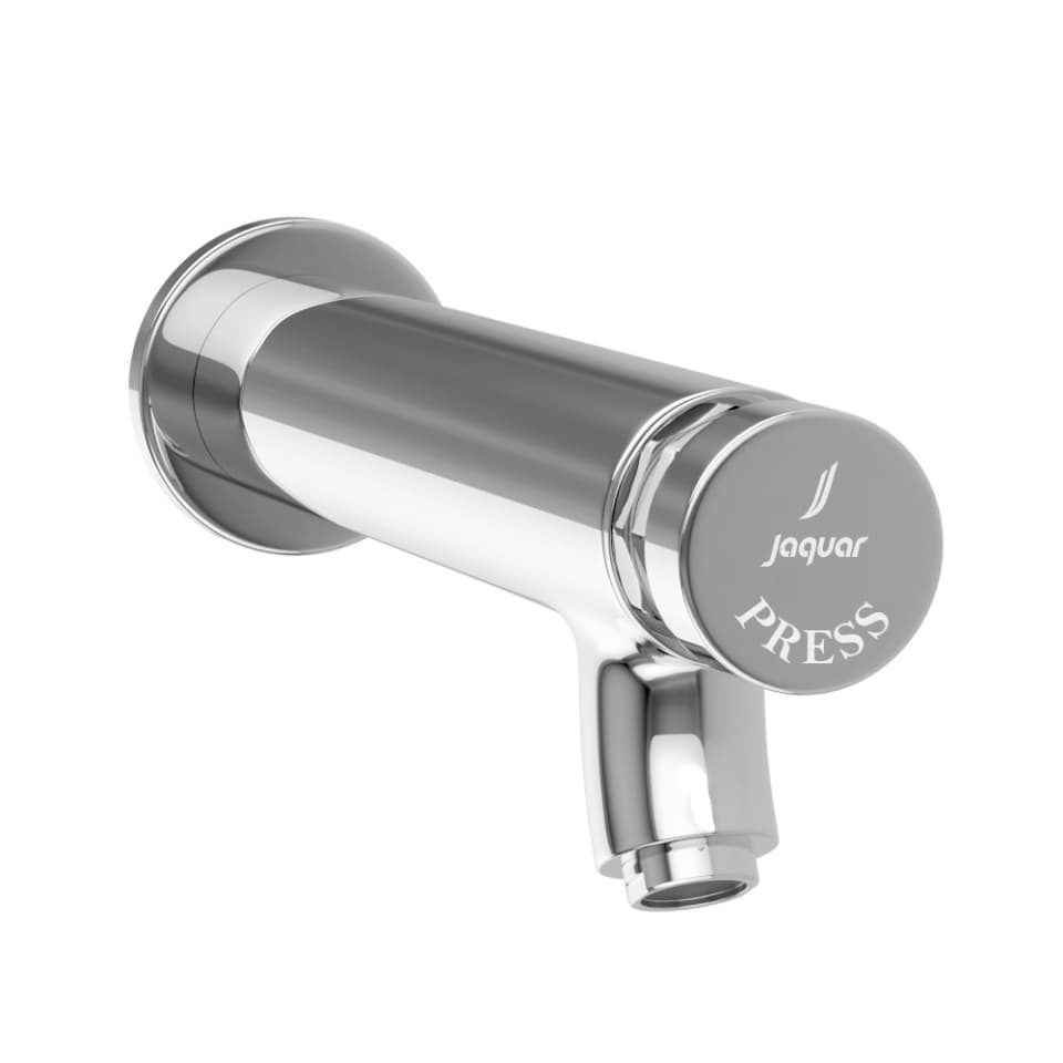 Jaquar Bib Cock (Angular Shape) Auto Closing System Pressmatic Taps series PRS-CHR-037 Chrome
