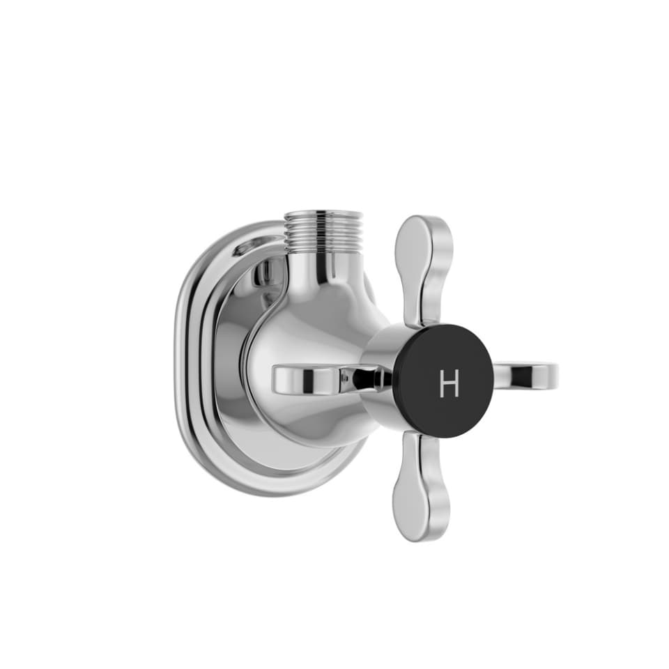 Jaquar Angular Stop Cock Hot Only Queen's Prime series QQP-CHR-7053PMH Chrome - image 1