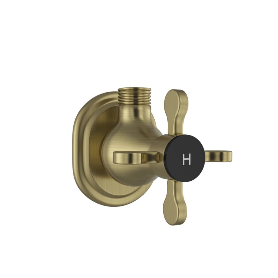 Jaquar Angular Stop Cock Hot Only Queen's Prime series QQP-ABR-7053PMH Antique Bronze - image 1