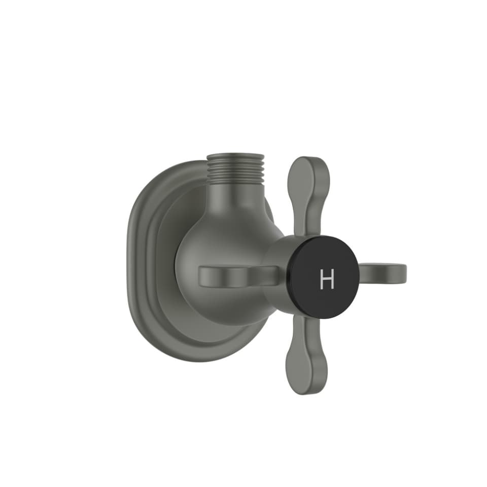 Jaquar Angular Stop Cock Hot Only Queen's Prime series QQP-GRF-7053PMH Graphite - image 1
