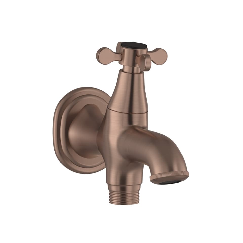 Jaquar wc area 2 way bib tap Queens Prime QQP-ACR-7041PM Antique Copper