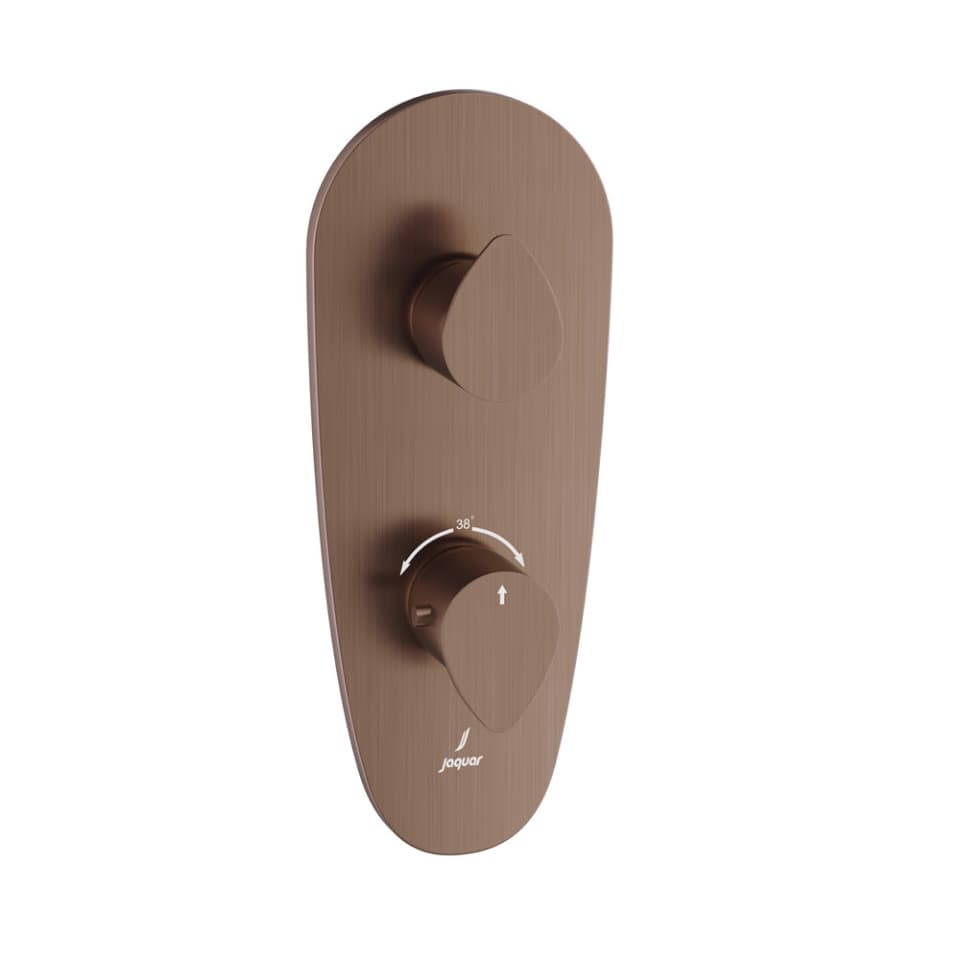 Jaquar 1 way thermostatic diverter Vignette Prime normal flow VGP-ACR-81661NK Antique Copper