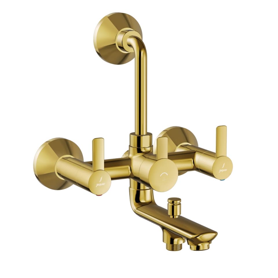 Jaquar Wall Mixer 3-in-1 System Fusion Prime series FUP-GBP-29281PM Gold Bright PVD