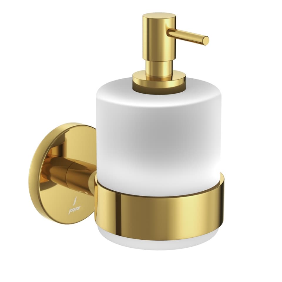 Jaquar Soap Dispenser with Glass Bottle Continental series ACN-GBP-1135NPD Gold Bright PVD - image 1