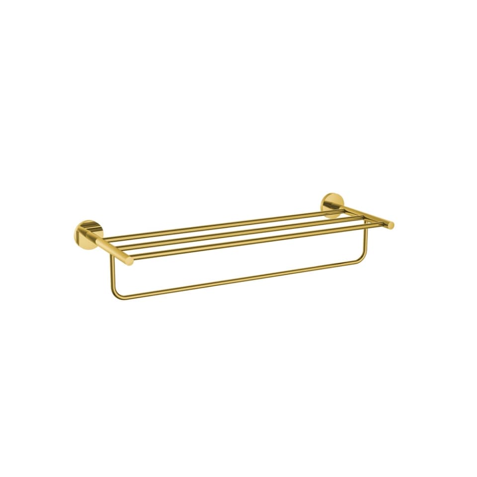 Jaquar Towel Rack 600mm Long with Lower Hangers Continental series ACN-GBP-1181S Gold Bright PVD - image 1