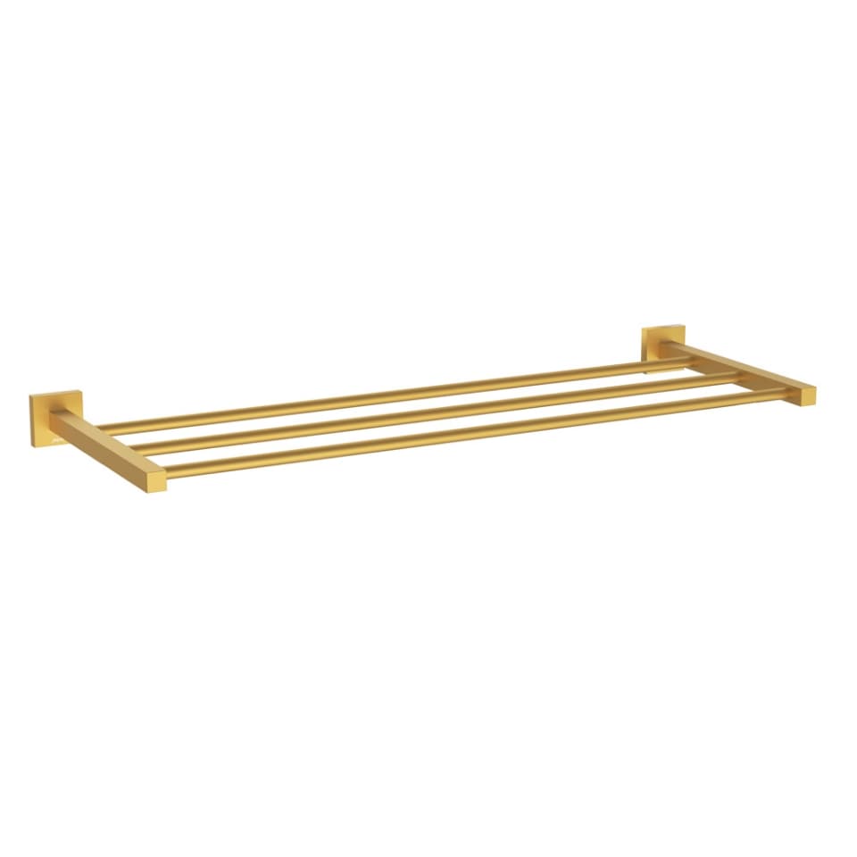 Jaquar Towel Rack 600mm long without Lower hangers Kubix Prime Bathroom Accessories series AKP-GMP-35781PFS Gold Matt PVD - image 1