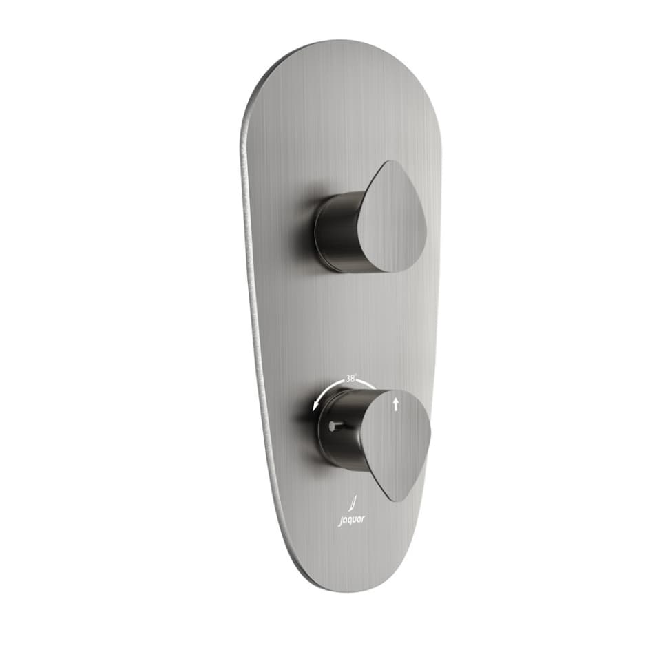 Jaquar 1 way thermostatic diverter Vignette Prime normal flow VGP-SSF-81661NK Stainless Steel