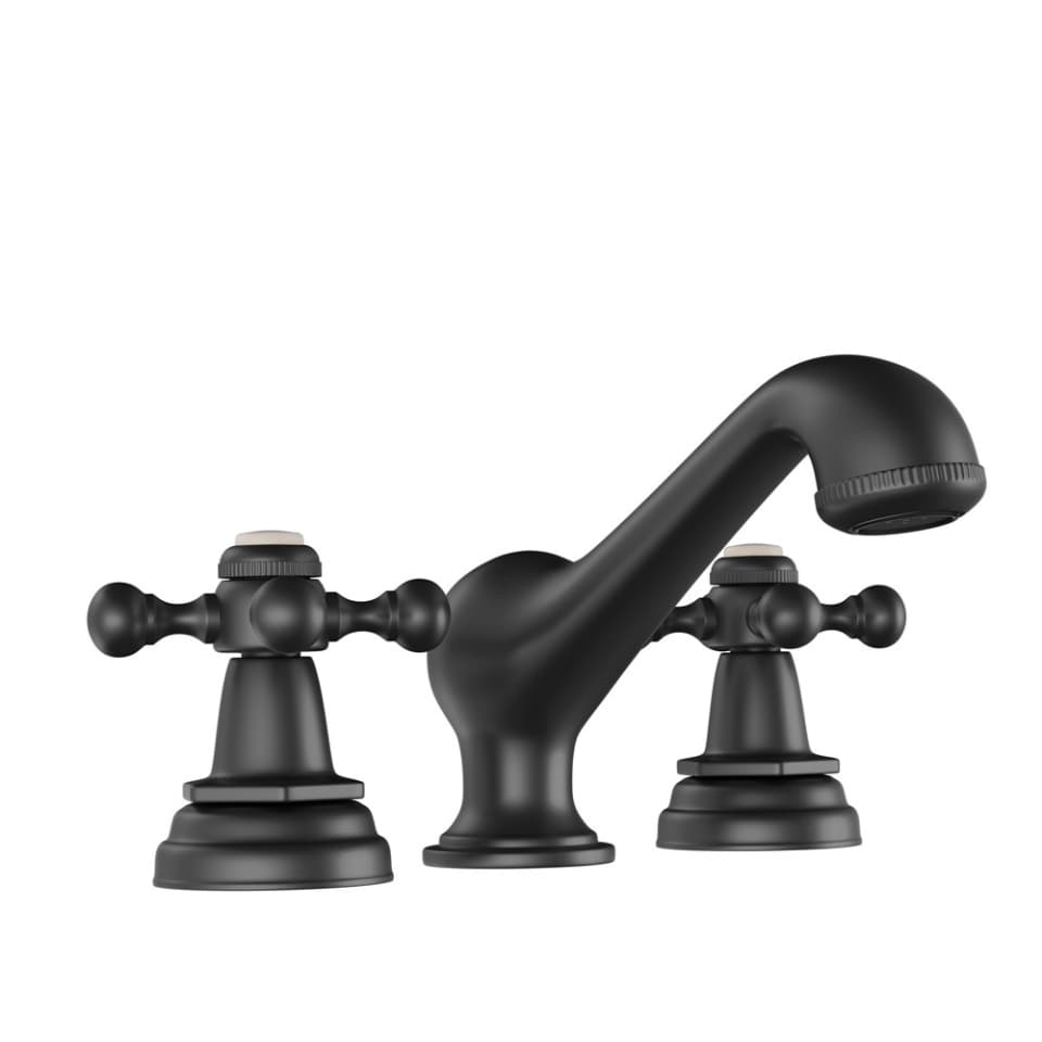 Jaquar 3-Hole Basin Mixer Queen’s series QQT-BLM-7189 Black Matt - image 1
