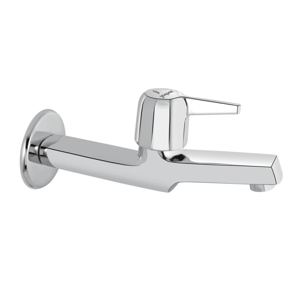 Jaquar Long Body Bib Cock with Wall Flange Continental Prime series COP-CHR-107NPM Chrome