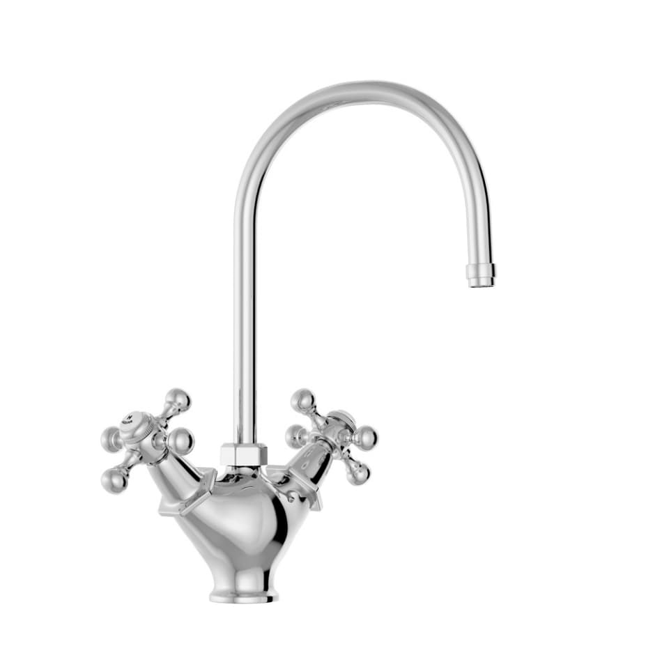 Jaquar Sink Mixer, 1-Hole Queen’s series QQT-CHR-7319B Chrome - image 1
