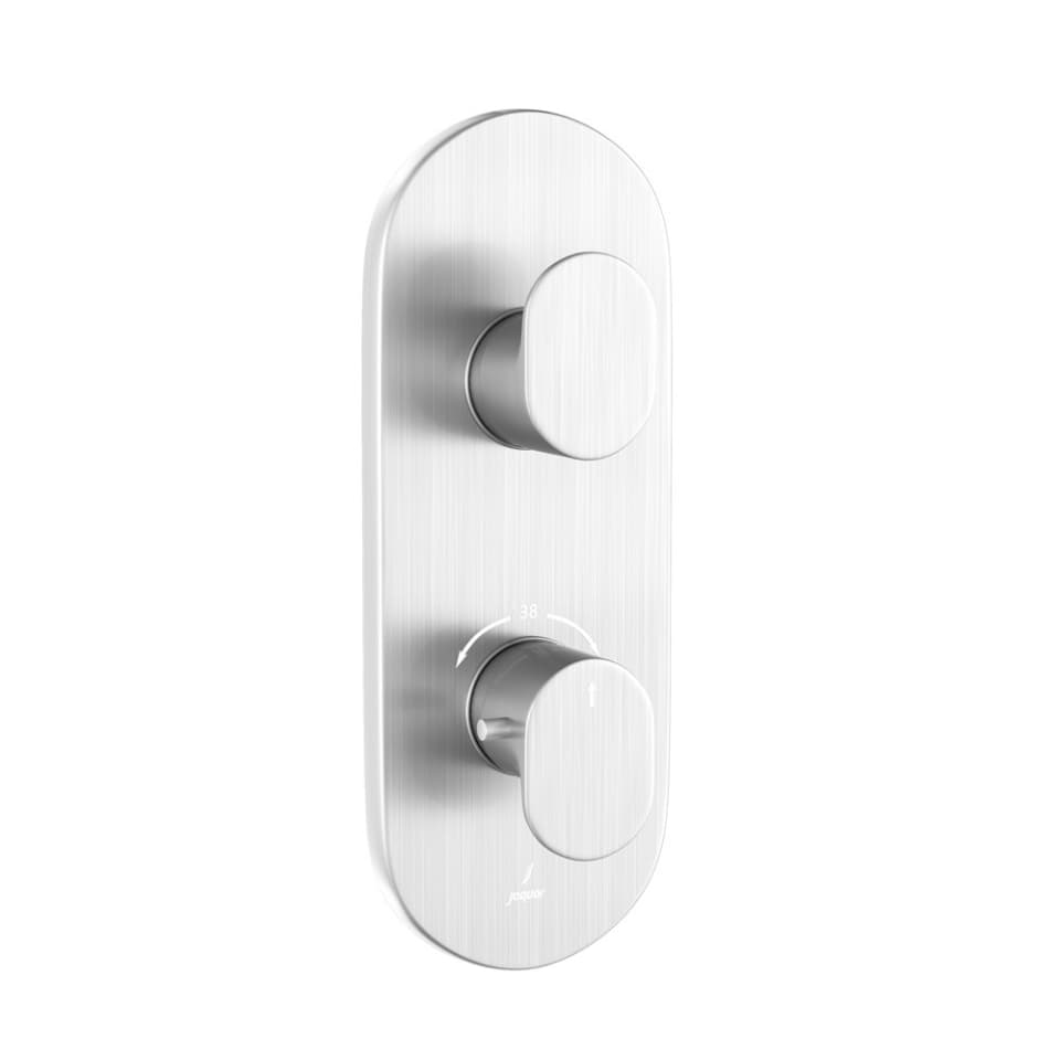 Jaquar 1 way thermostatic diverter Opal Prime normal flow OPP-SSF-15661NKPM Stainless Steel