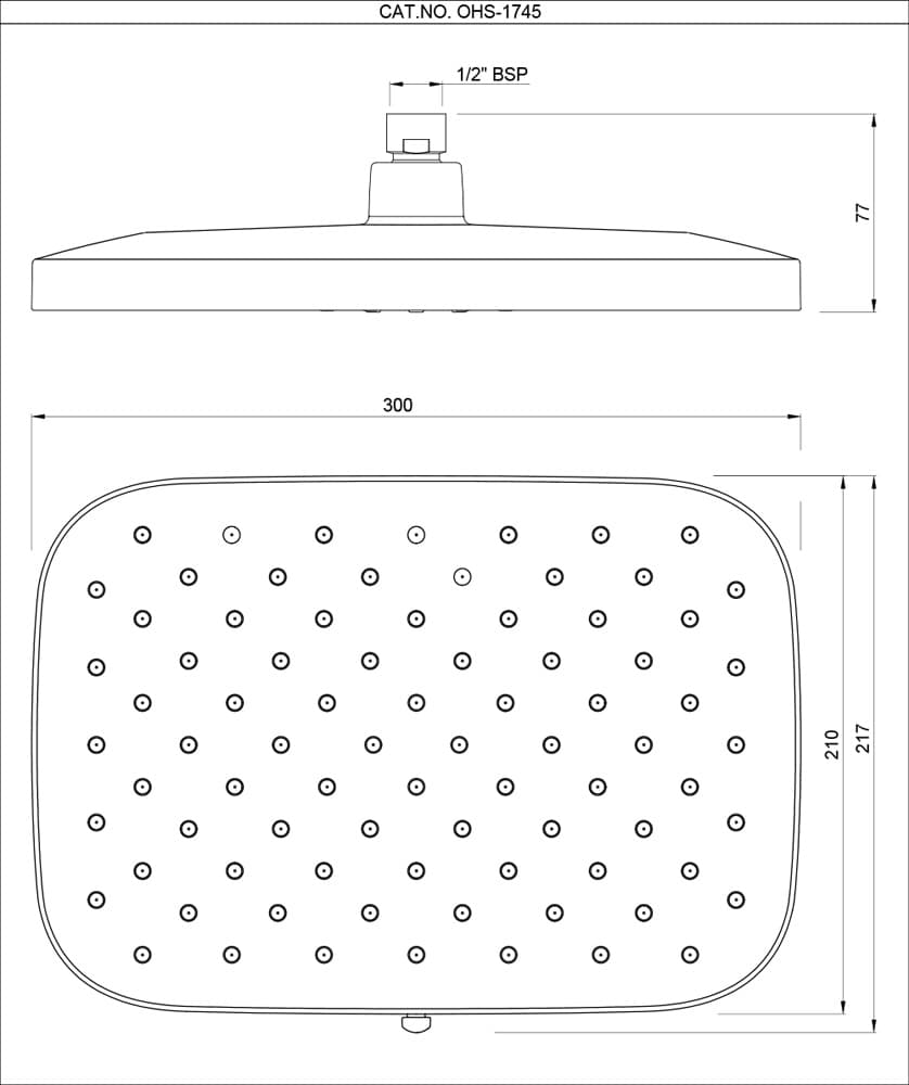 Jaquar Octane Slider Overhead Shower Octane Showers series OHS-BLM-1745 Black Matt - image 2