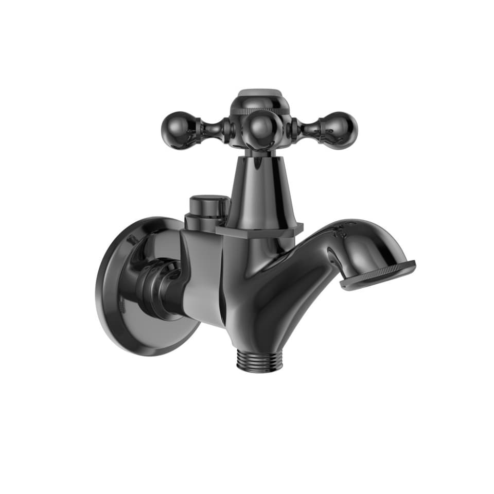 Jaquar 2 Way Bib Cock Queen’s series QQT-BCH-7041 Black Chrome