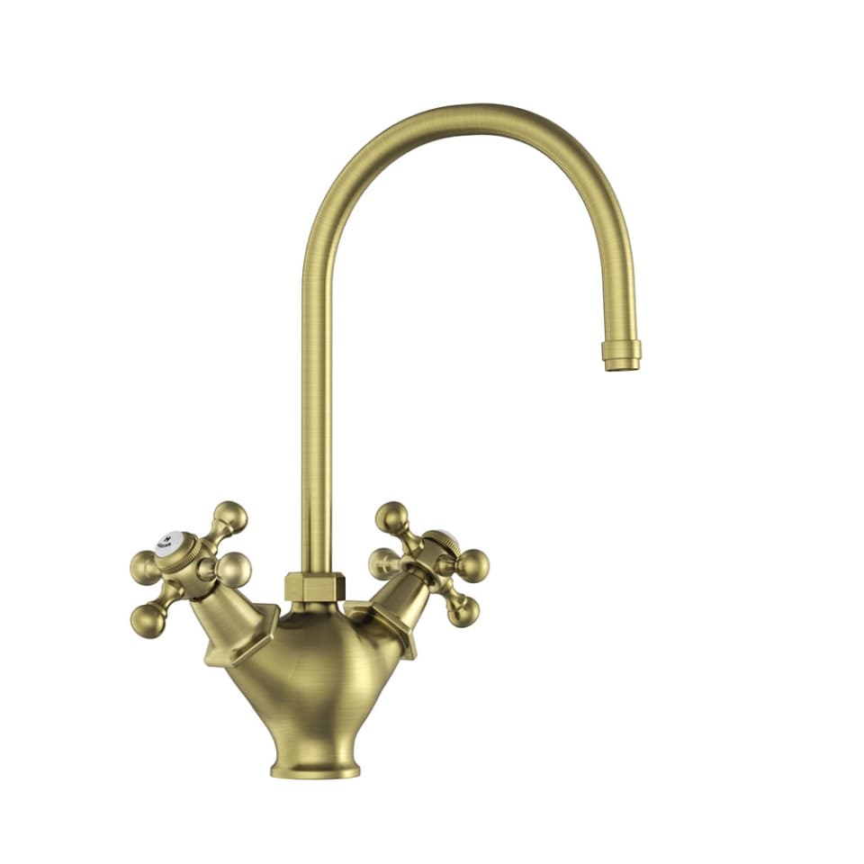 Jaquar Sink Mixer, 1-Hole Queen’s series QQT-ABR-7319B Antique Bronze - image 1