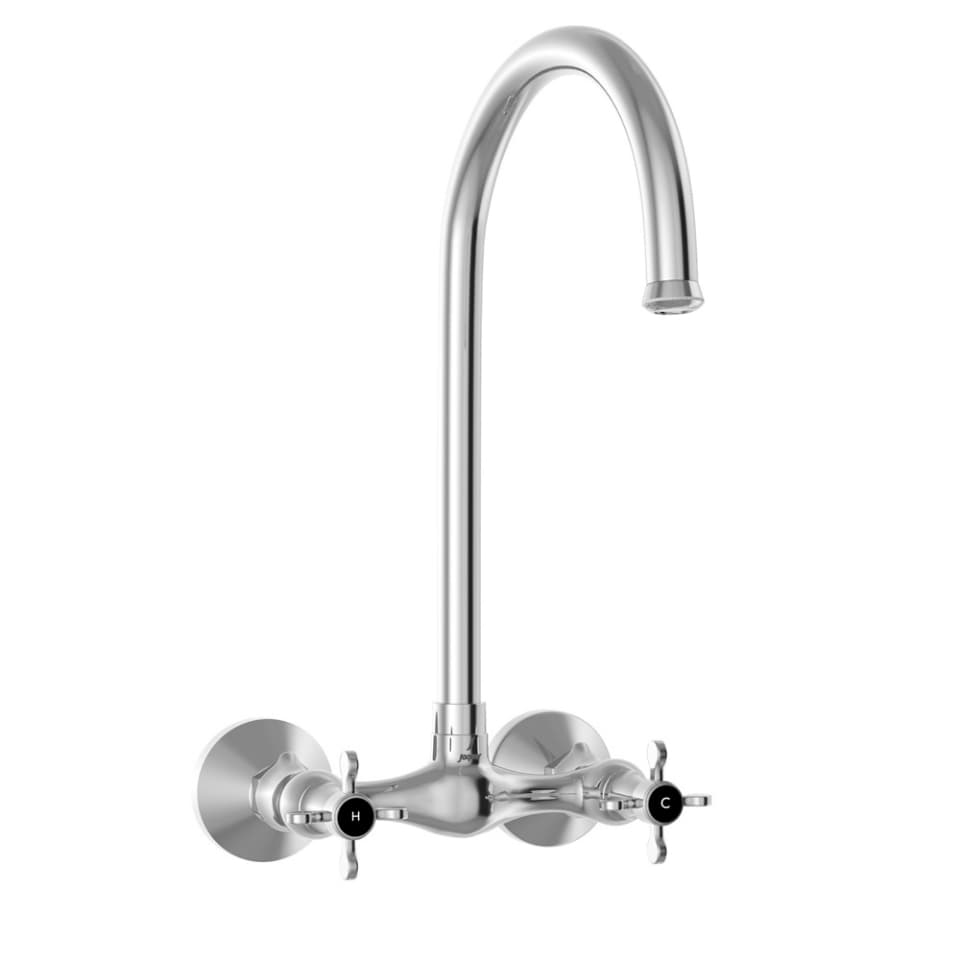 Jaquar Sink Mixer with Regular Swinging Spout Queen's Prime series QQP-CHR-7309PM Chrome - image 1