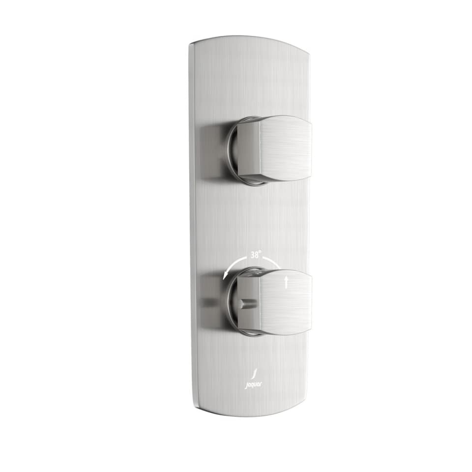 Jaquar 1 way thermostatic diverter Kubix Prime normal flow KUP-SSF-35661NKPM Stainless Steel