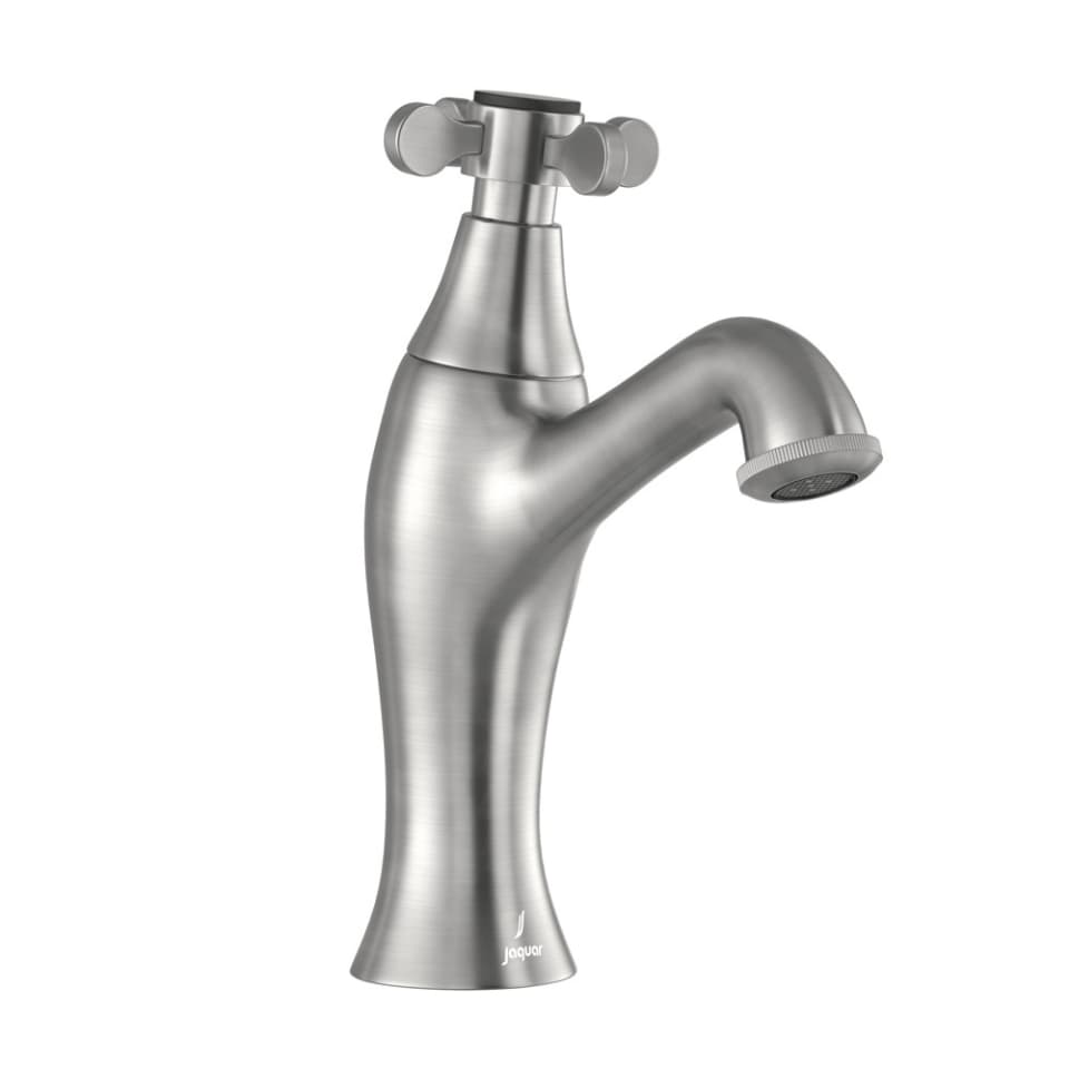Jaquar Pillar Cock Queen's Prime Faucets series QQP-SSF-7011PM Stainless Steel - image 1