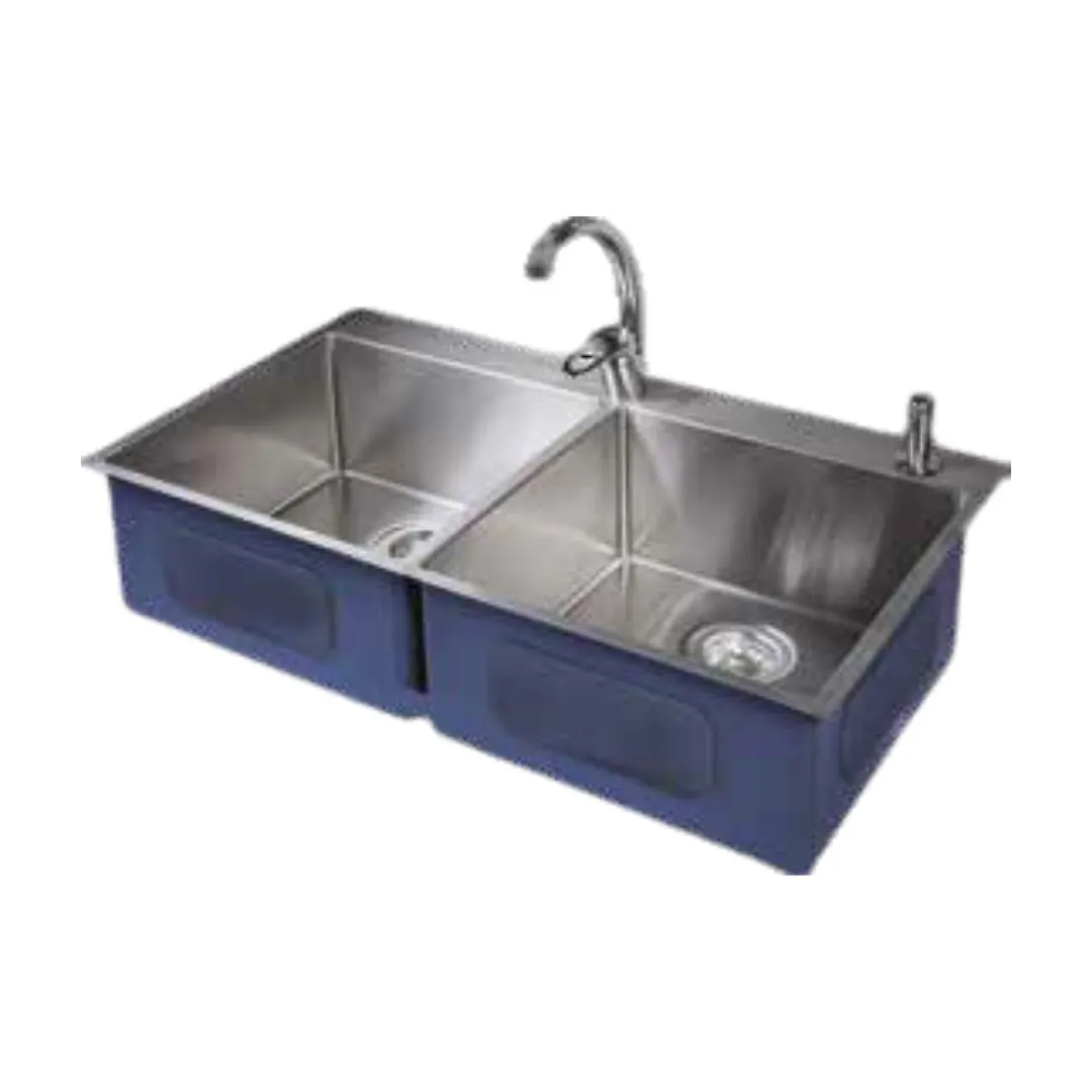 Franke stainless steel sink box elite box elite bxx 220 120 43 ( 36 x 20 inches ) BXX-220-120-43 Satin - image 1