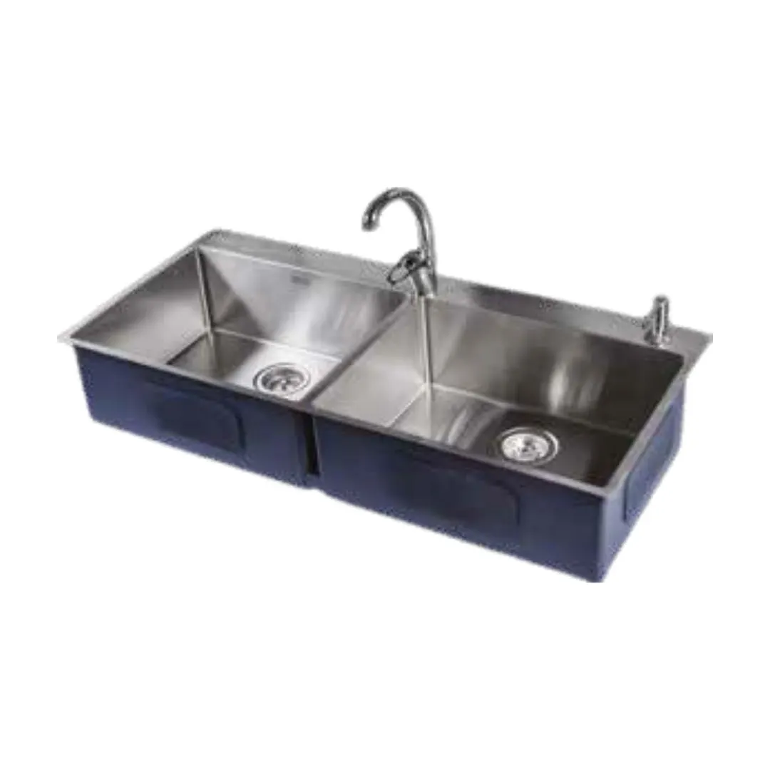 Franke stainless steel sink box elite box elite bxx 220 120 54 ( 45 x 20 inches ) BXX-220-120-54 Satin - image 1
