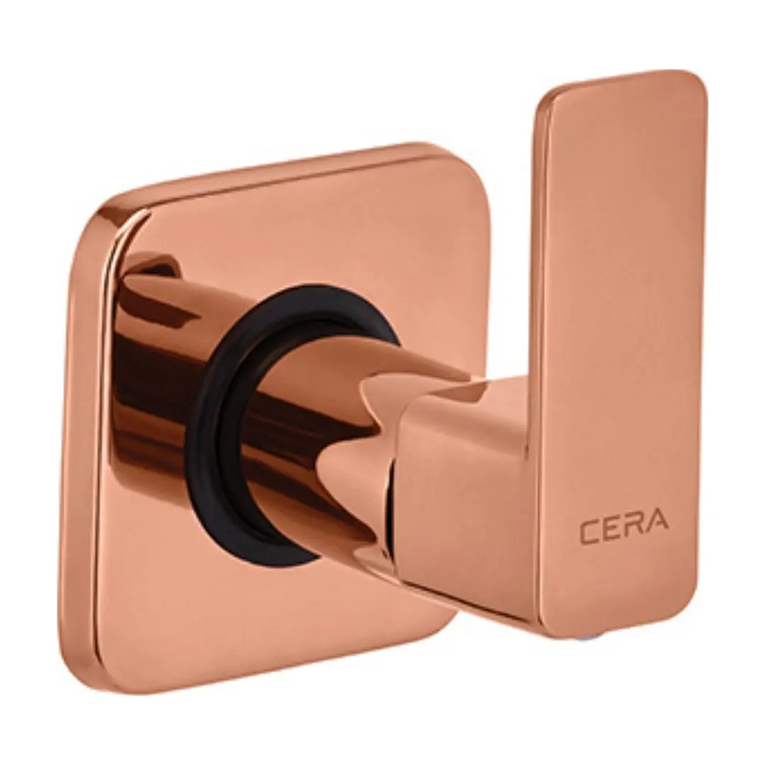 Cera basin area stop valve ruby F1005351RG 20 mm F1005351RG Rose Gold - image 1
