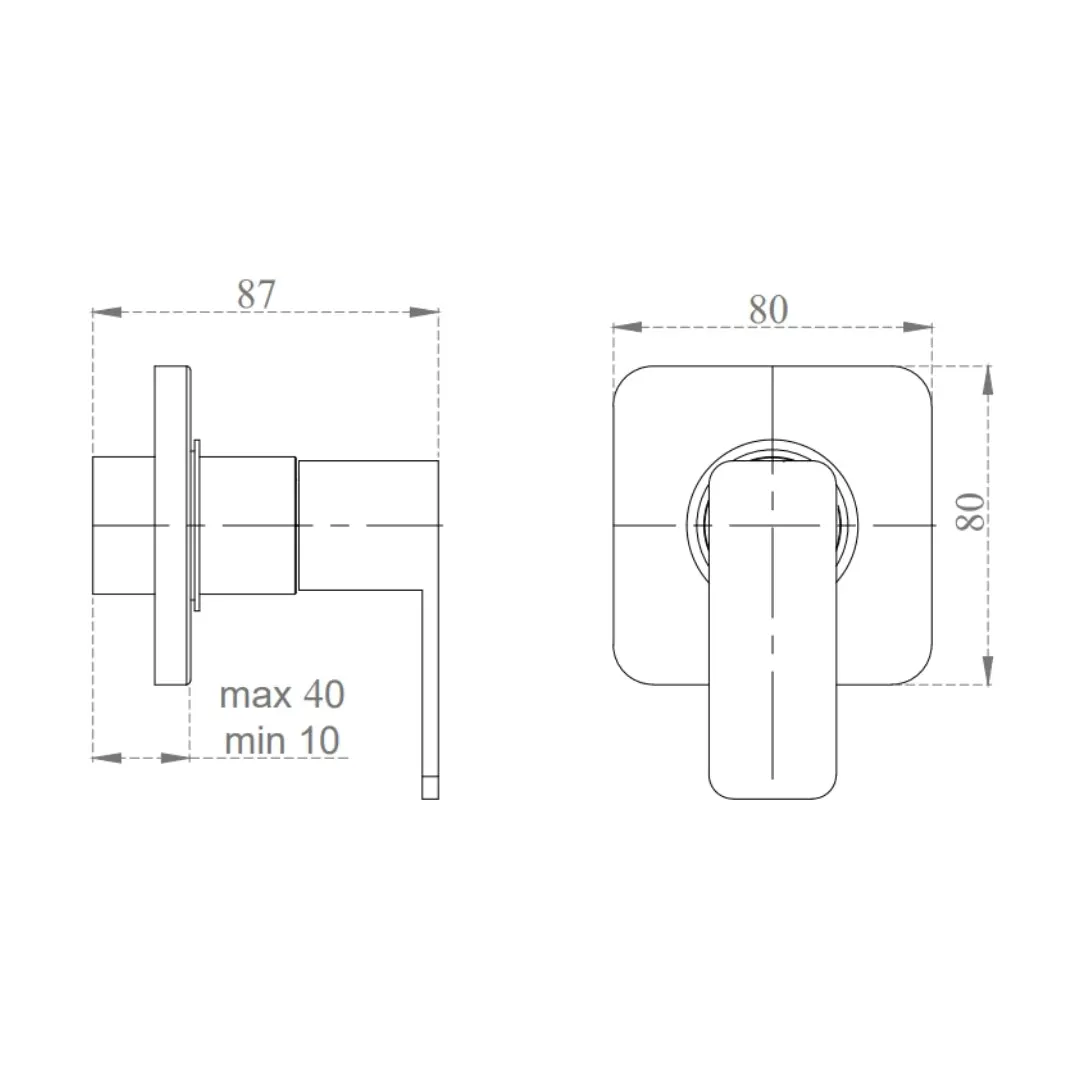Cera basin area stop valve ruby F1005351RG 20 mm F1005351RG Rose Gold - image 2