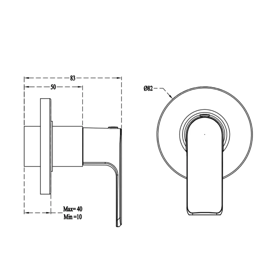 Cera basin area stop valve chelsea F1016351FG 20 mm F1016351FG French Gold - image 2
