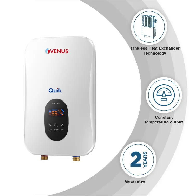 Venus Quik 7500 W tankless water heater Q75U Standard - image 3