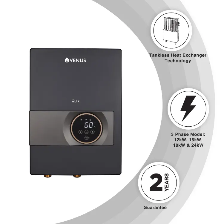 Venus Quik 12000 W tankless water heater Q123 Standard - image 3