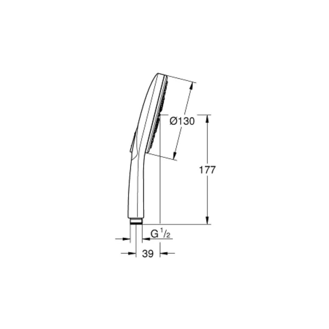Grohe multi flow hand shower smartactive 26574GL0 26574GL0 French Gold - image 5