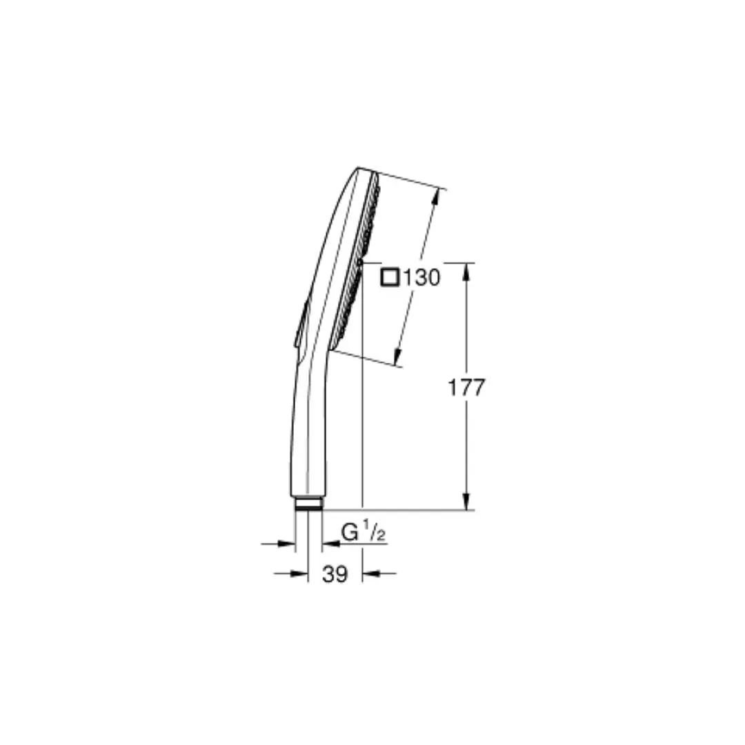 Grohe multi flow hand shower smartactive 26582DL0 26582DL0 French Gold - image 5