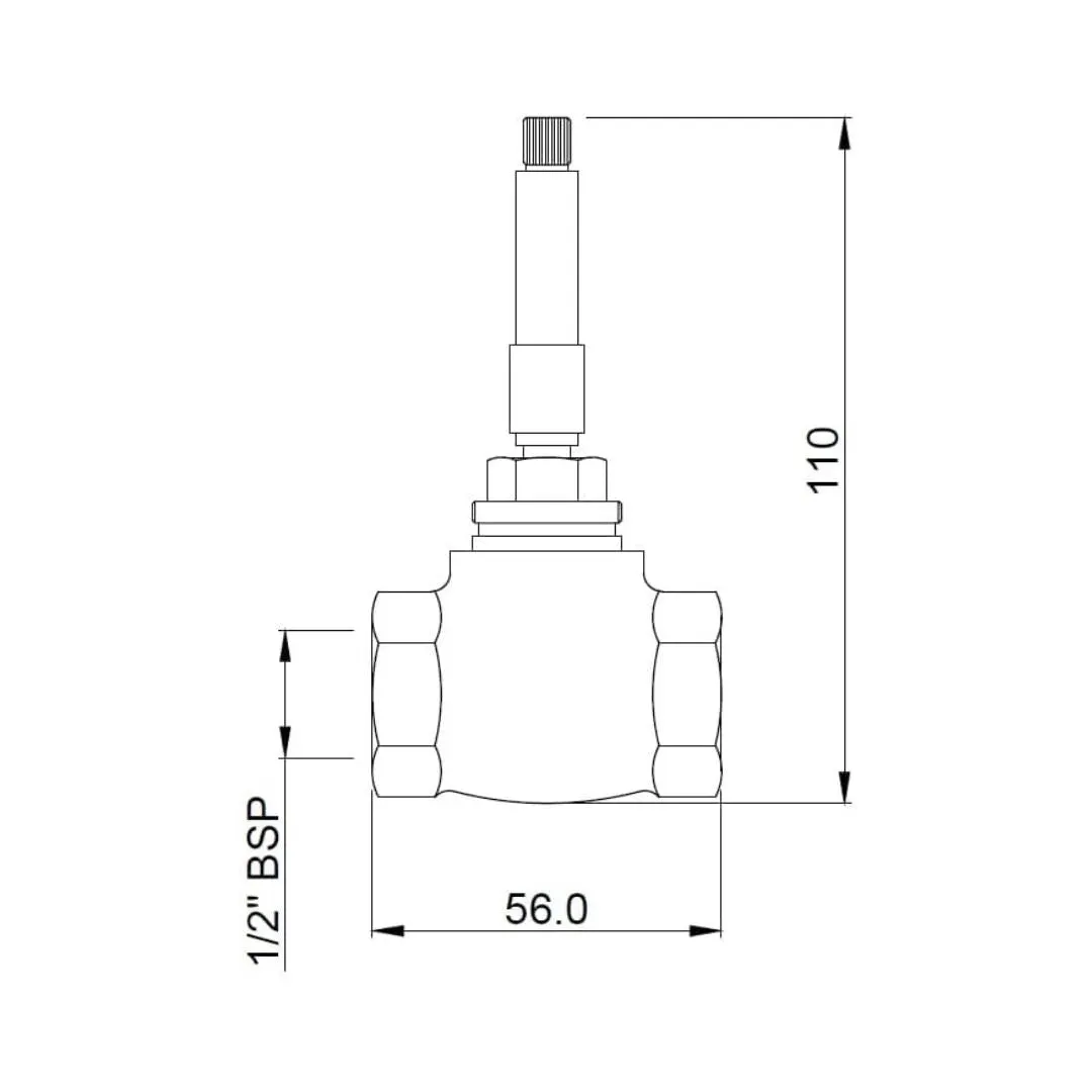 Jaquar stop cock valve Allied ALD-CHR-069 Chrome - image 2