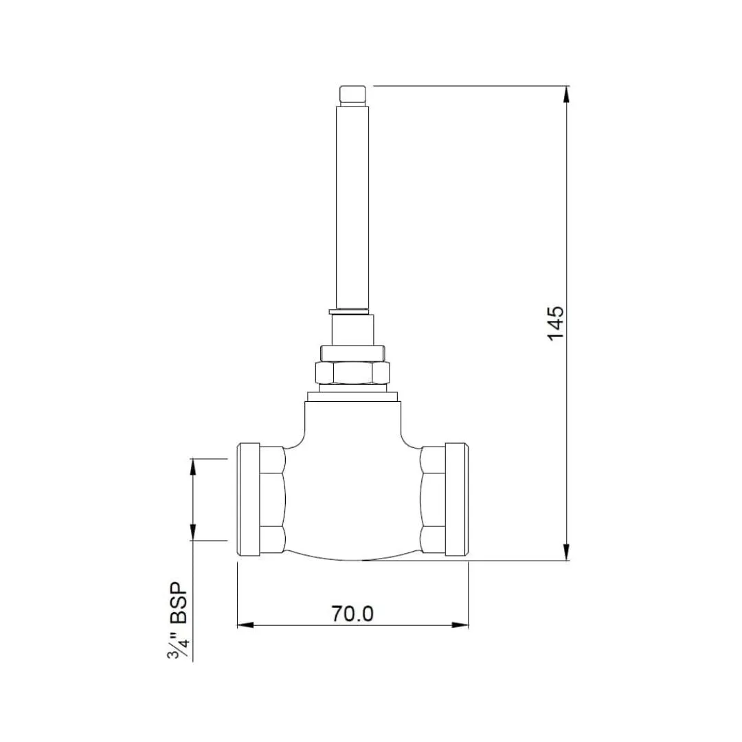 Jaquar stop cock valve Allied ALD-CHR-089FT Chrome - image 2