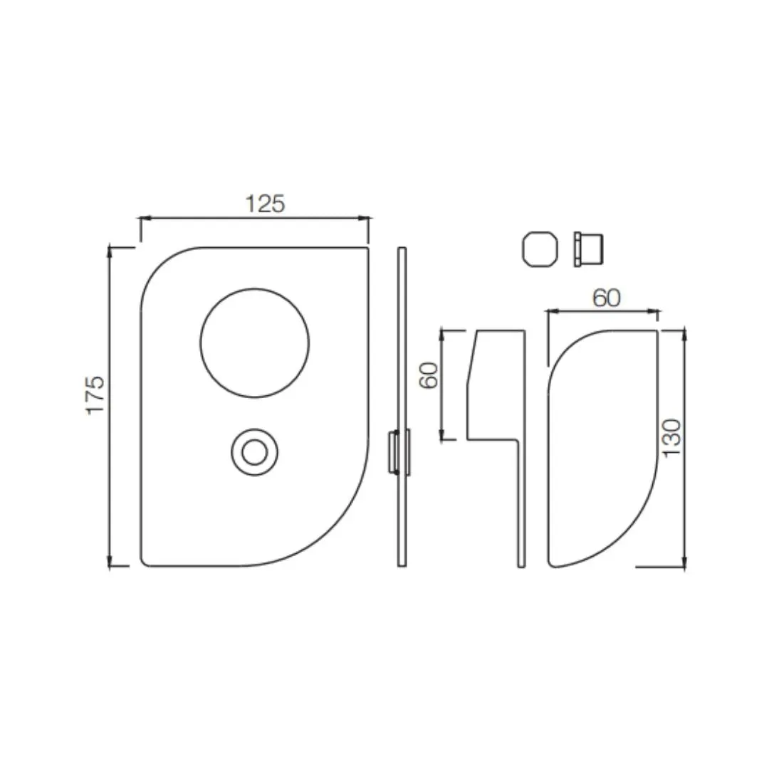 Jaquar 2 way diverter Alive normal flow ALI-CHR-85193K Chrome - image 2