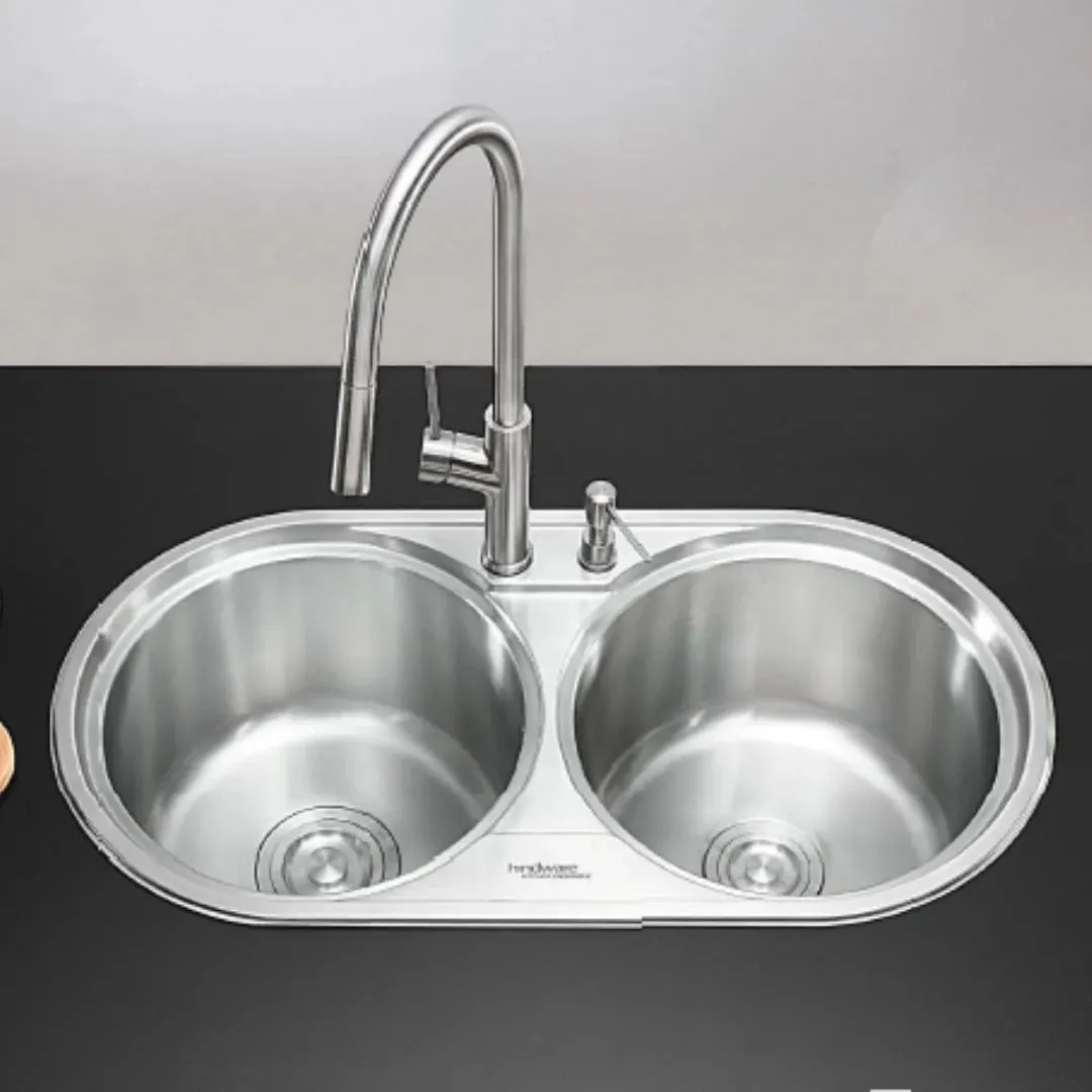 Hindware stainless steel Sink Designer series amadeus ( 35 x 19 inches ) HINDWARE-STAINLESS-STEEL-SINK-DESIGNER-SERIES-AMADEUS-35-X-19-INCHES-SATIN Satin - image 5