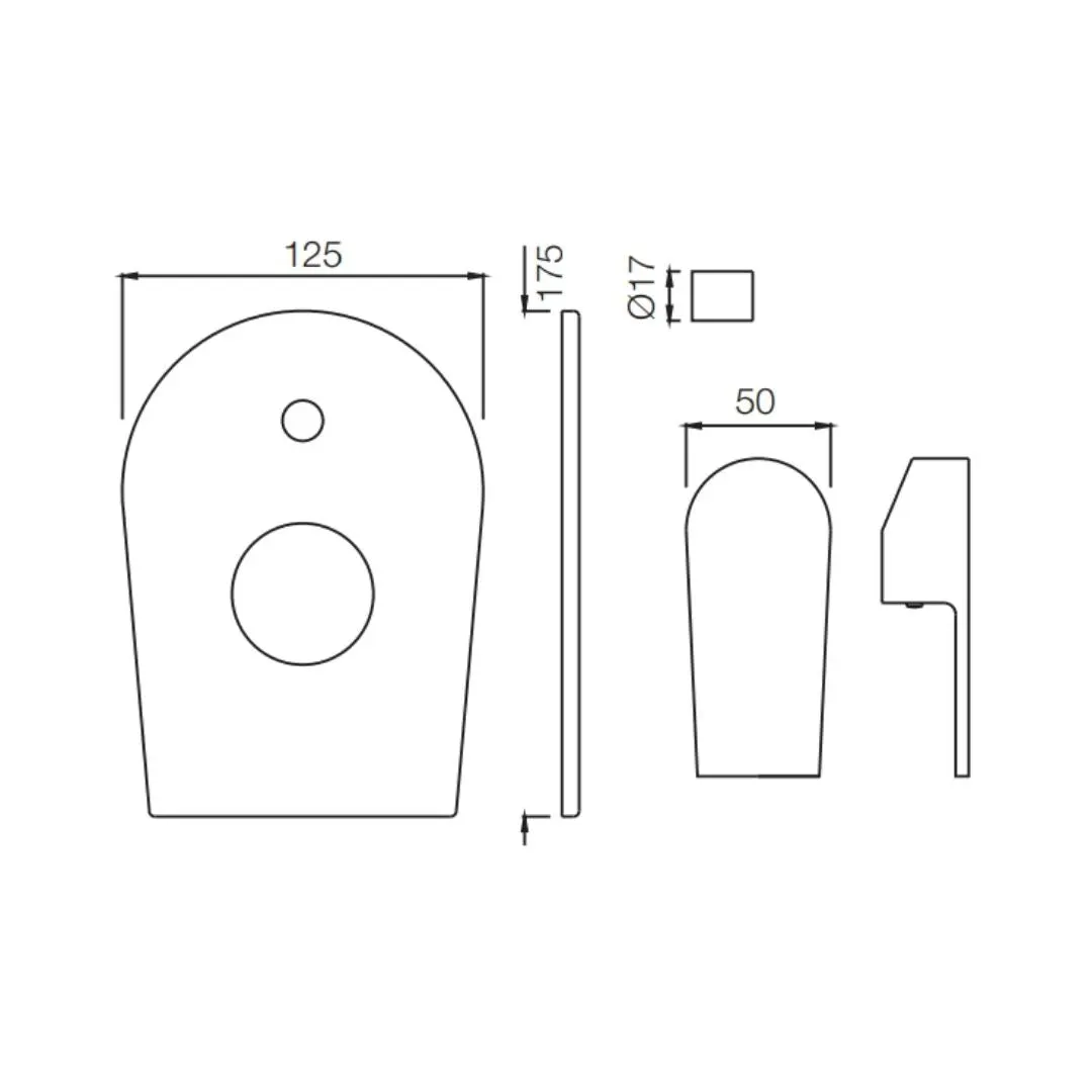 Jaquar 2 way diverter Aria normal flow ARI-CHR-39065MK Chrome - image 2